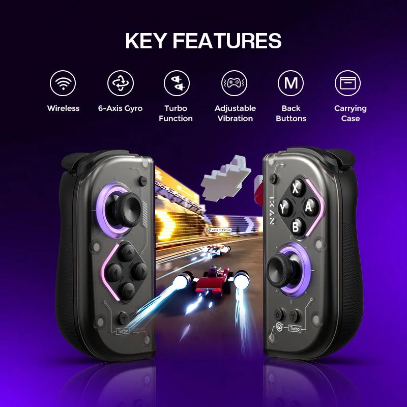 NYXI Hyperion 2 Wireless Game Controller Dual Hall Joycon Gamepad for Nintendo Switch2/Switch OLED/Switch Lite Controller