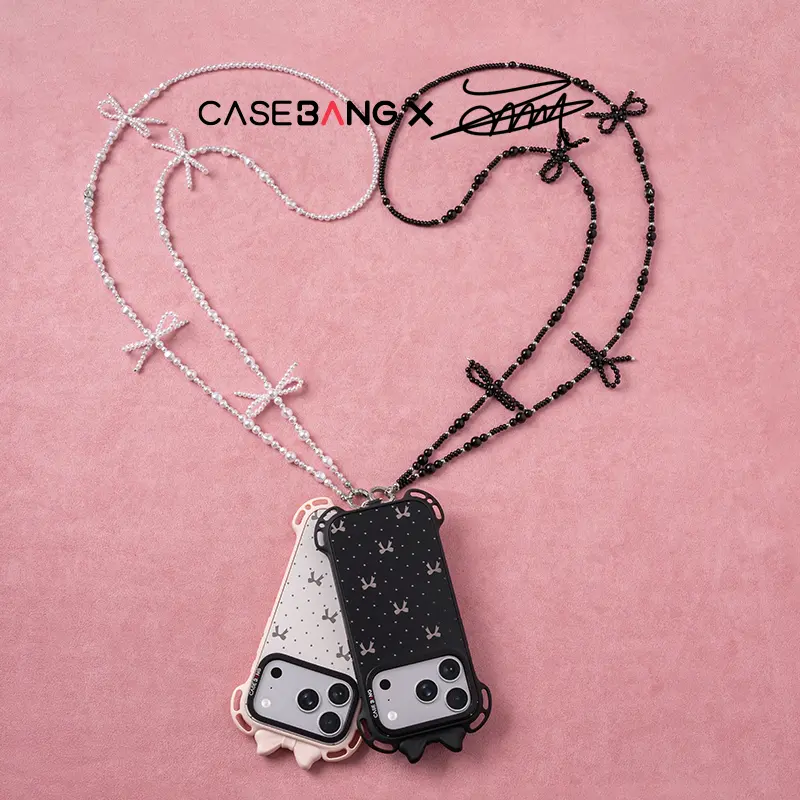Crossbody Bow Strap for Phone by CASEBANG Compatible with Most Mobile Phones and Cases