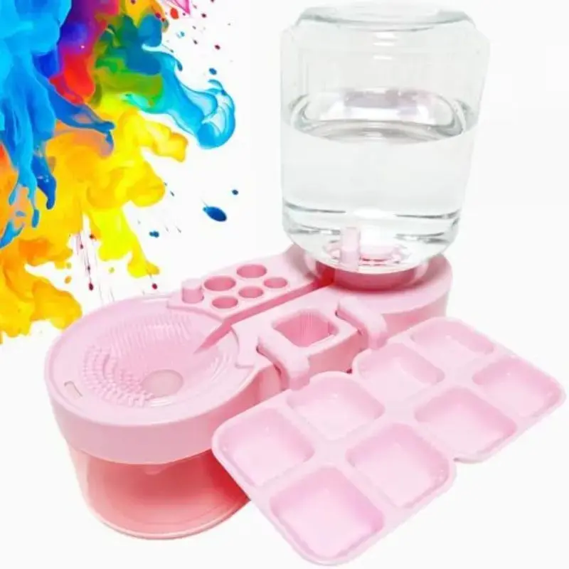 🖌️ Brush Rinser Paintbrush Cleaner ｜ Art Brush Washing Cup for Watercolor, Paint, Ink & Graffiti ｜ ABS DIY Painting Supply for Kids, Artists & Art Lovers