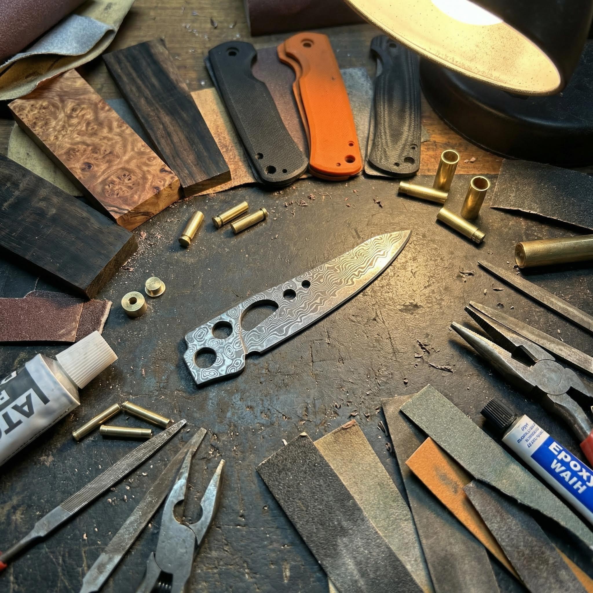 VG10 Damascus Blade for LEATHERMAN Skeletool, EDC Knife Upgrade VG10 Damascus Blade for LEATHERMAN Skeletool, EDC Knife Upgrade