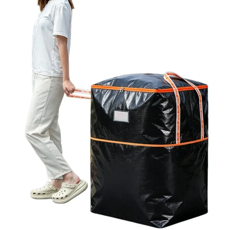 Large-capacity portable moving bags, clothes and quilts storage bags, thickened luggage bags for going out, foldable travel packing bags, Overnight travel bags, Portable Travel Essentials, Travel Necessities