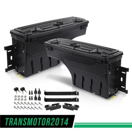 G-PLUS Left & Right Side Truck Bed Storage Tool Box Swing Case Fit For 97-14 Ford F150