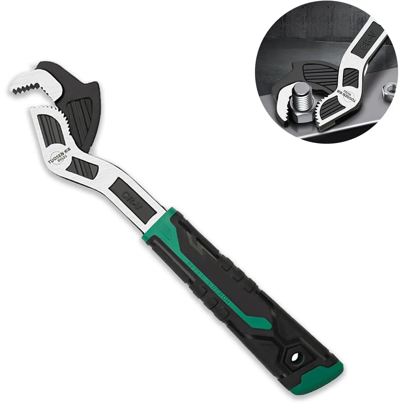 Adjustable Wrenches Multi-function  Magic Wrench CR-V Steel,Pipe Wrench 6-Inch