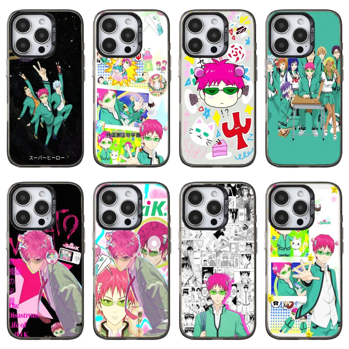 The Disastrous Life of Saiki K phone Cases For iPhone 12-17 Promax Pro Plus & Samsung Galaxy S22-S26 Ultra Plus,Perfect for Her/Him fashionable gift