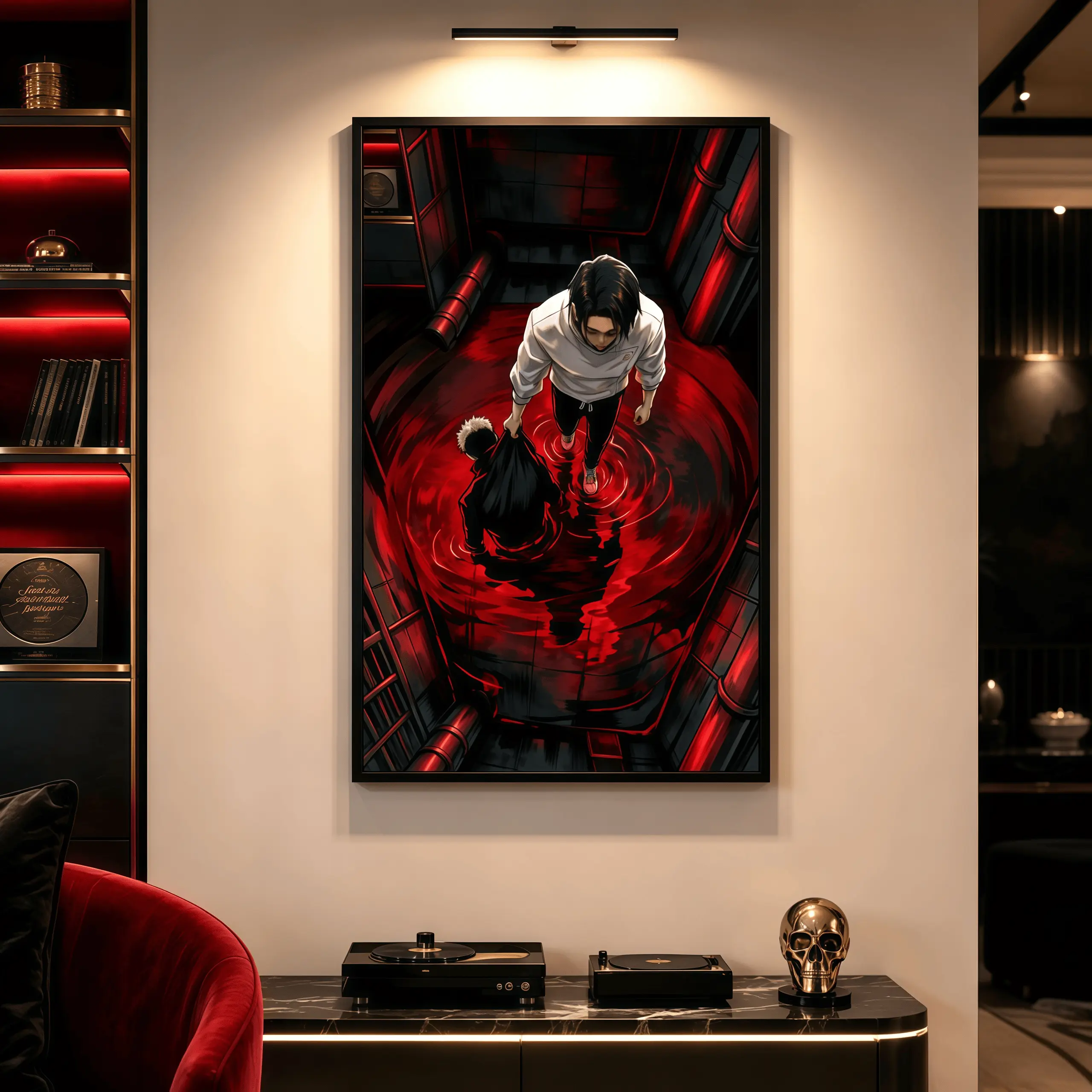 Hot Anime Jujutsu Canvas Wall Art Unframed Dark Aesthetic Manga Poster Edgy Room Decor for Boys Bedroom Dorm, Anime Decor, Anime Wall Art, Manga Art, Anime Room Decor, Gaming Room Decor, Otaku Room, Japanese Aesthetic, Cool Room Decor, Anime Gift