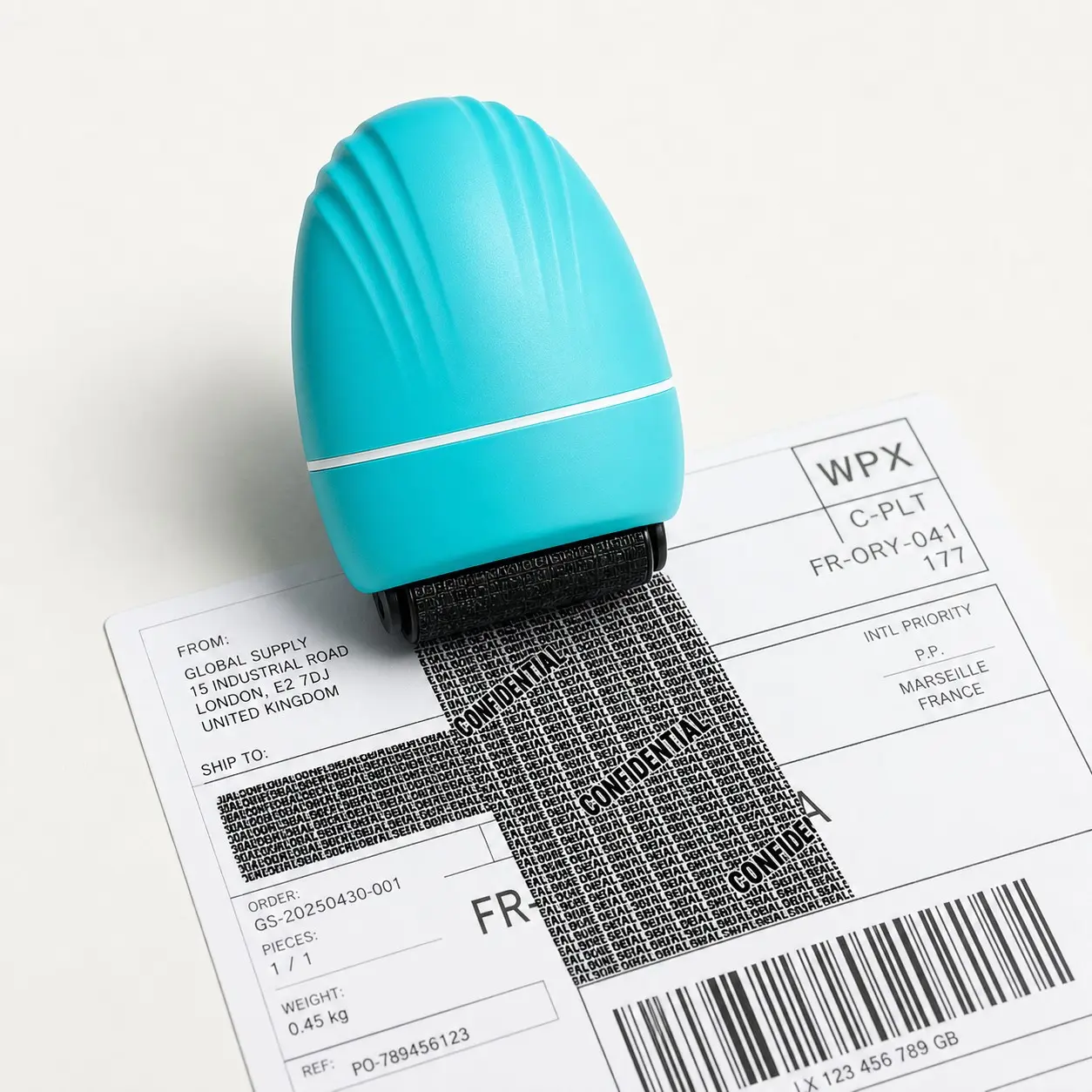Privacy Protection Seal, Multi-Functional Leakproof Rolling Seal, Ideal for Documents, Bills, Financial Info, Secure Sealing, 1pc