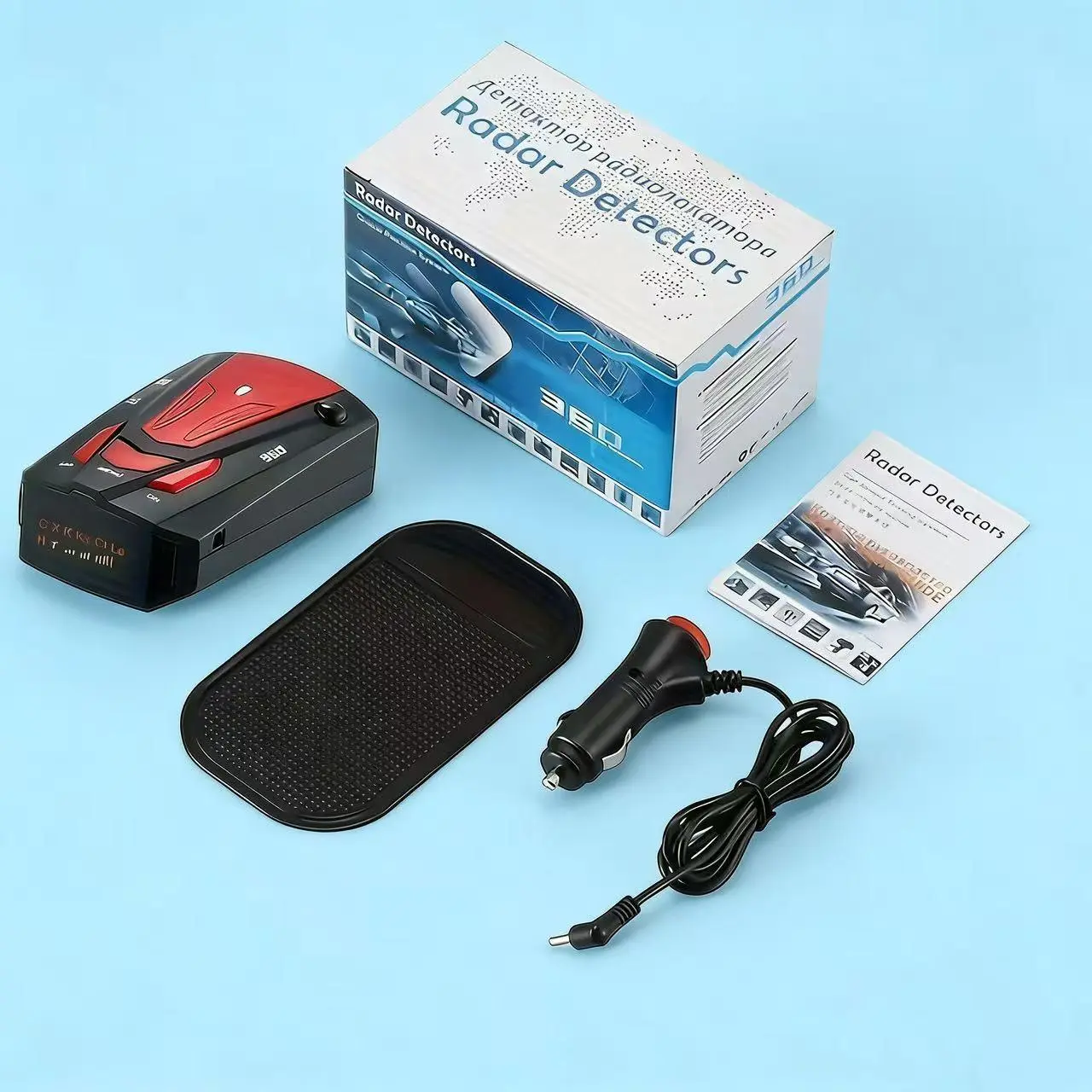2026 New 16-Band Professional Car GPS Detector Device, 360° Anti-LiDAR Scanner, Voice Alert, Real-Time Threat Alert for Enhanced Secure Driving Safety