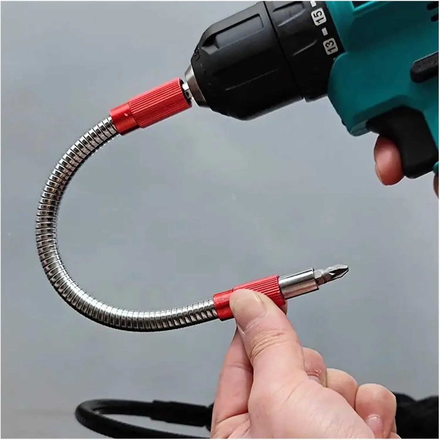 Exquisite Hexagonal Shank Metal Flex Universal Extension Bit Holder Magnetic Hex Screwdriver Bit Connection Extension Rod for Hand Drill Durable