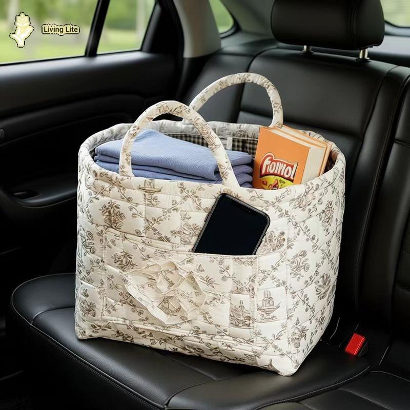 Car Storage Basket Organizer, Multi-Purpose Car Interior Accessories, Easter & Mother’s Day Gift, Durable & Space-Saving Design for Vehicles