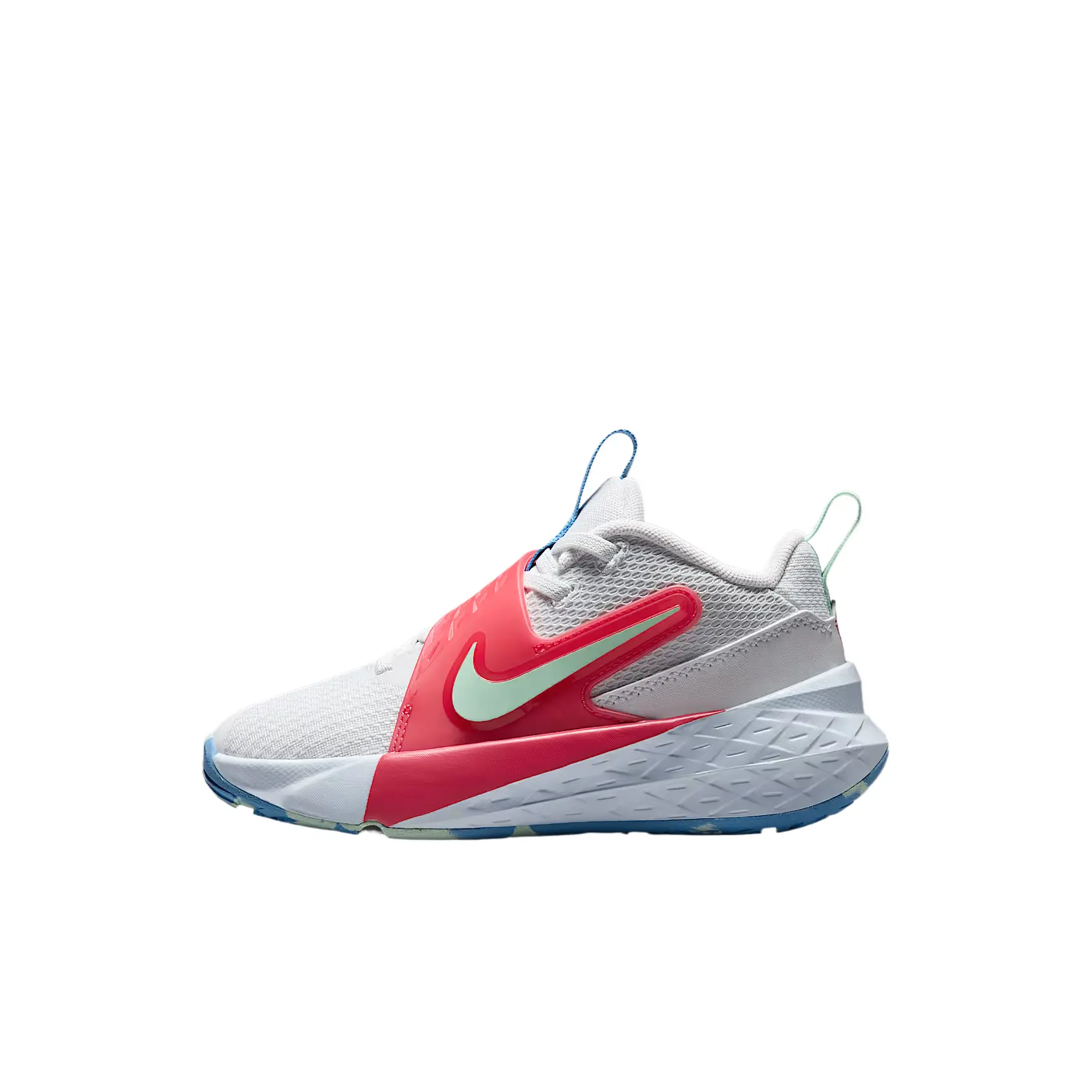 Nike Team Hustle D 12 Mesh Soft Cushioning Grip Comfortable Breathable Durable Low Top Basketball Shoes IM7807-100