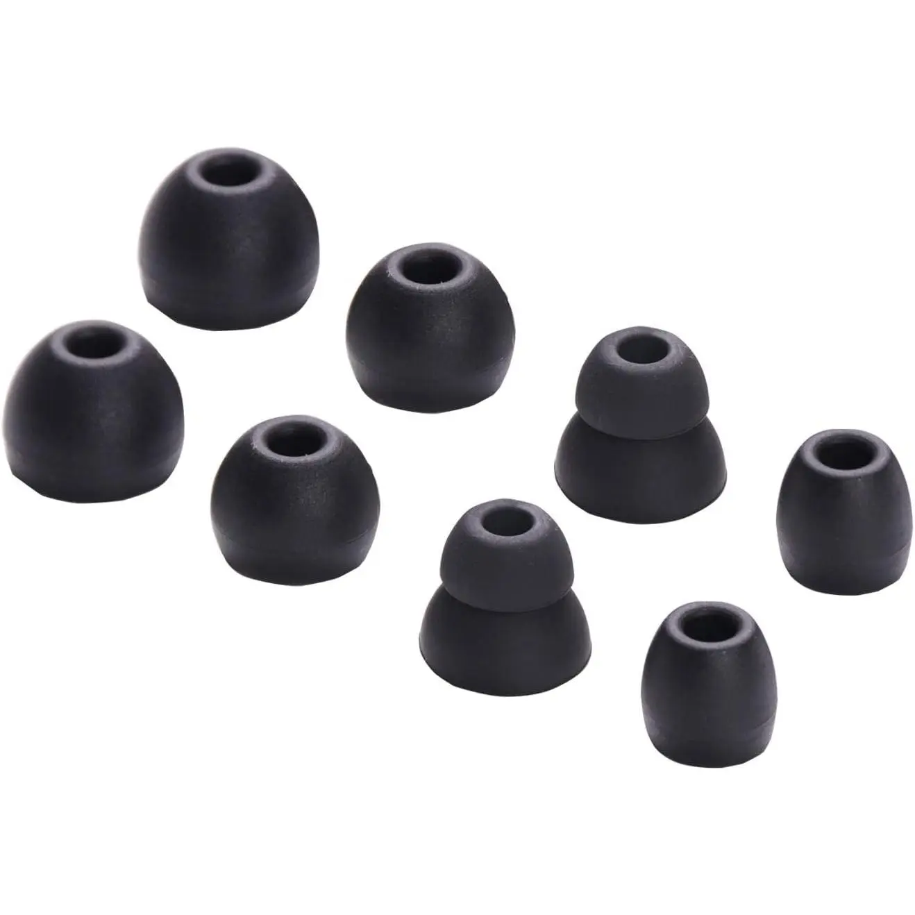 Eartips  Earbuds Buds Set for Powerbeats Pro   Earphone Headphones,4 Pair (Black)