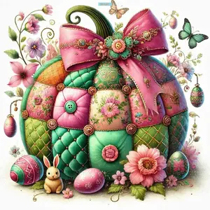 2D FLAT5D DIY Full Round Drill Diamond Painting Pumpkin Kit Home Decor Art 40x40cm (E)Spark Your Inner Artist: DIY Diamond Painting Kits for Creative Joy & Stunning Art!