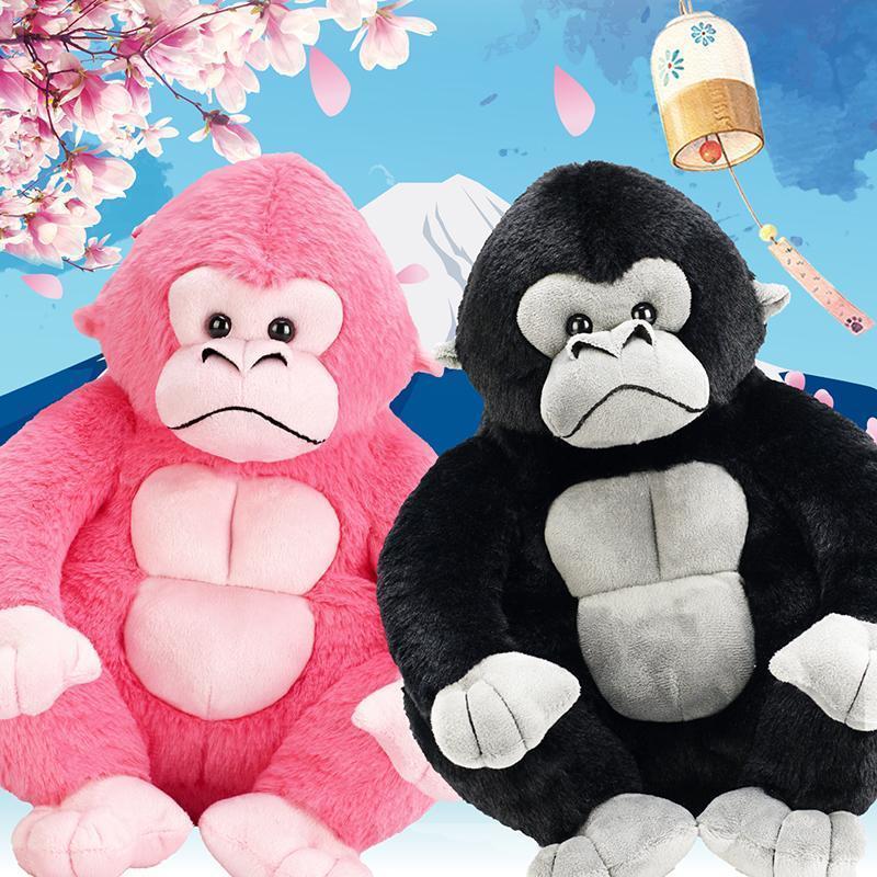 1pc 25/35/42CM Creative Chimpanzee Plush Pillow Stuffed Soft Animal Cushion Cute Gorilla Plushie Toys Funny Birthday Gifts