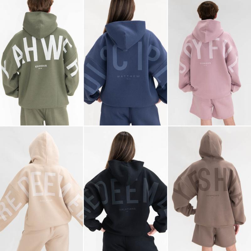 Essential Hoodie |         Christian Oversized Hoodies, Heavyweight Faith Sweatshirts with Yahweh, Yeshua, Forgiven Designs, Super Soft Religious Apparel Gifts for Women & Men