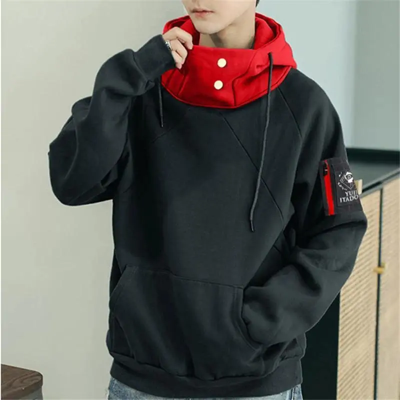 Anime Jujutsu Kaisen Gojo Theme Cosplay Set - Unisex Fit Cotton Blend Clothes, Gojo Satoru/Itadori Yuji Adult Pullover Hoodie, Casual Coat, Pants (Festive & Party Supplies), 1*Pcs