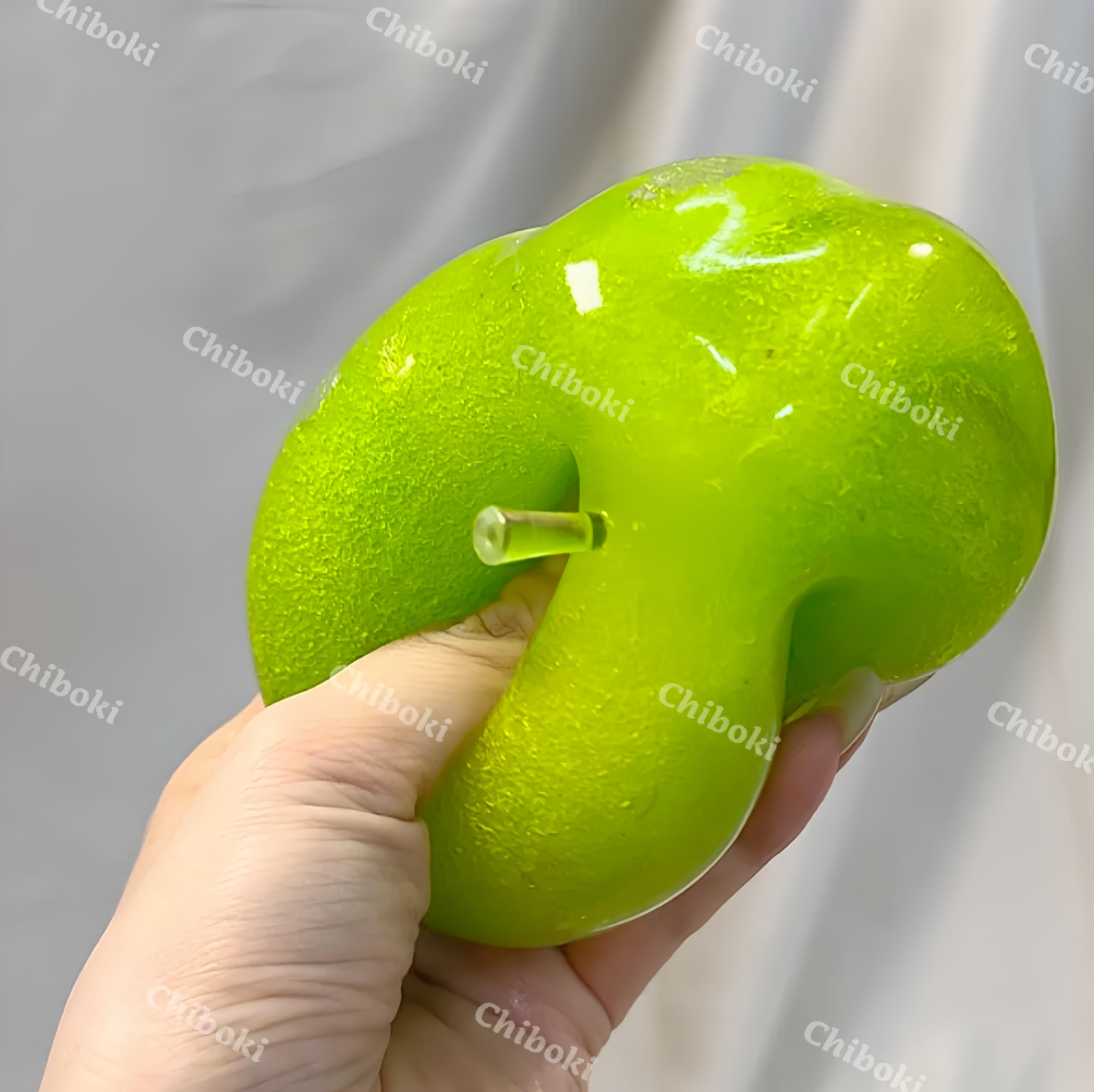Slushie Green Apple Squishy - Moldable Non-Rebound Crunchy Fidget Toy| Perfect for Medium Grip Strength Slushie Green Apple Squishy - Moldable Non-Rebound Crunchy Fidget Toy| Perfect for Medium Grip Strength
