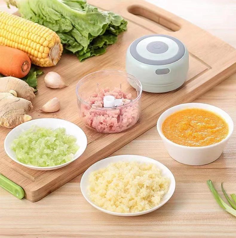 250ml Multifunctional Cooking Machine Automatic Household Meat Grinder Baby Supplementary Food Stirring Minced Garlic