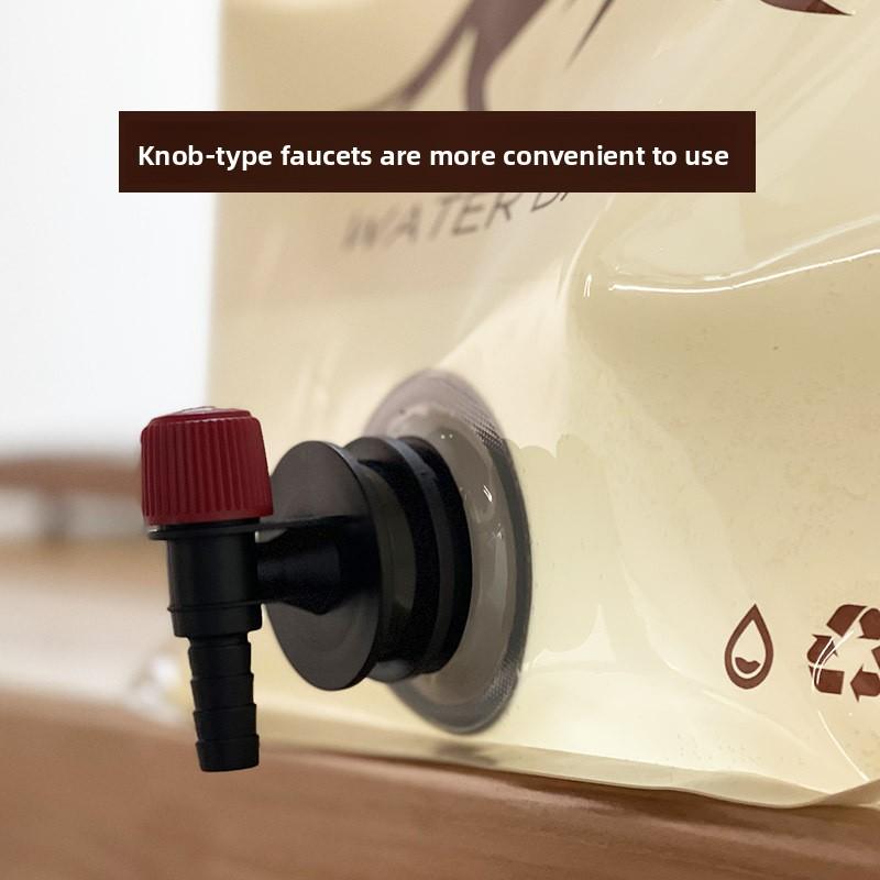 Portable foldable water bag Outdoor car outing water storage bag Large capacity disaster-resistant water storage bag