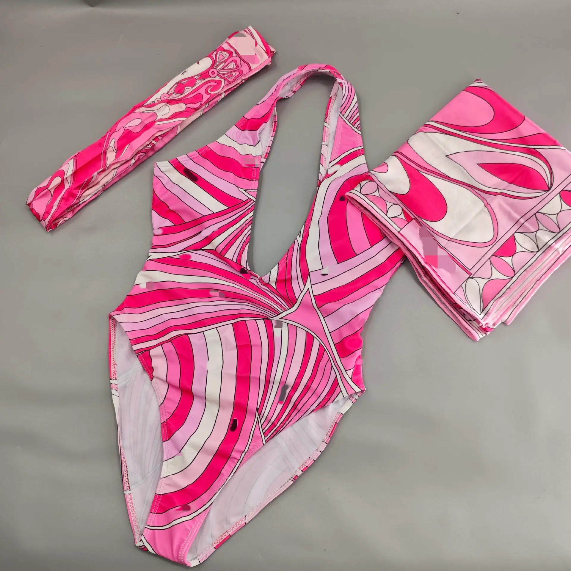 2026 Scarf Swimwear Women's Swimsuit