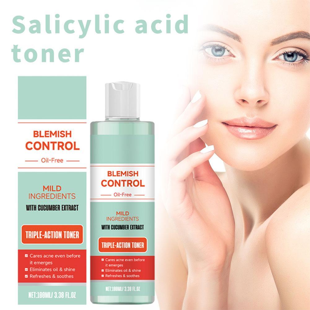 Acne-fighting, Pore-cleansing Salicylic Acid Toner Nourishes The Skin Repairs The Skin Barrier And Contains Gentle Ingredients