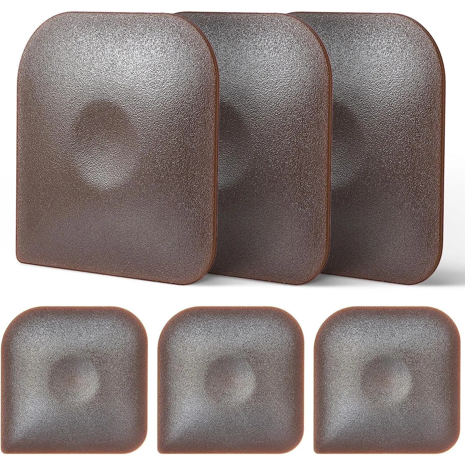 Pan Scraper & Dish Scraper 6-Pack, Durable Plastic  Scraper Tool Kitchen Gadget for Cast Iron Skillets, Non-Stick Pots, Heat Resistant Cleaners for Baking & Dough - Safe  Cookware & Labels