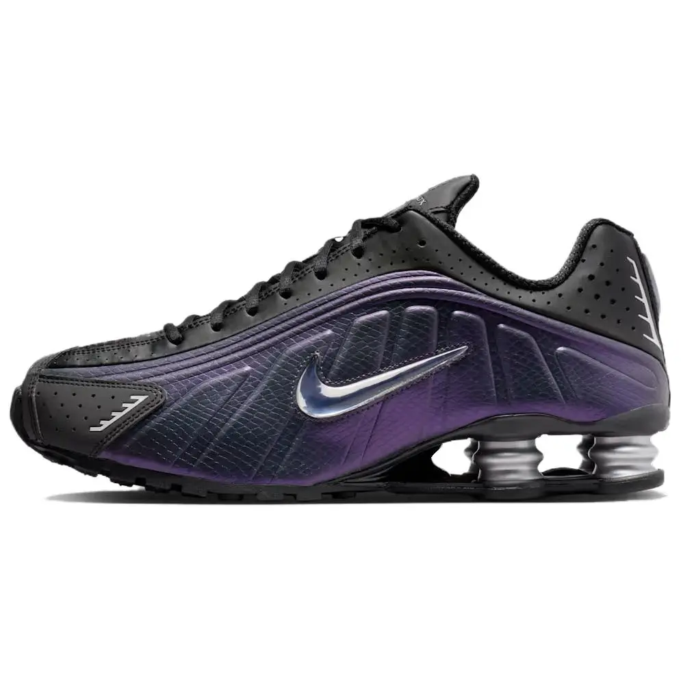 Nike Shox R4 'Black Metallic Silver Purple Dynasty' IO4546-002