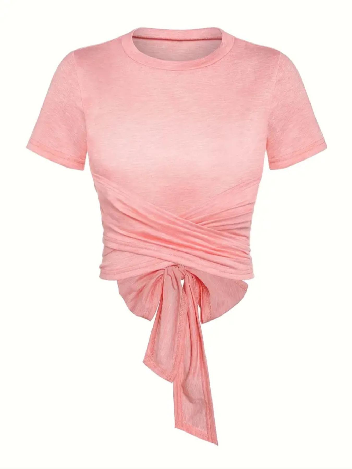 Women's Short Plain Top & Floral Print High Waist Skirt Two-piece Set, Casual Fashion Cozy Top & Skirt for Daily Outdoor Wear, Ladies Outfits for Summer Womenswear