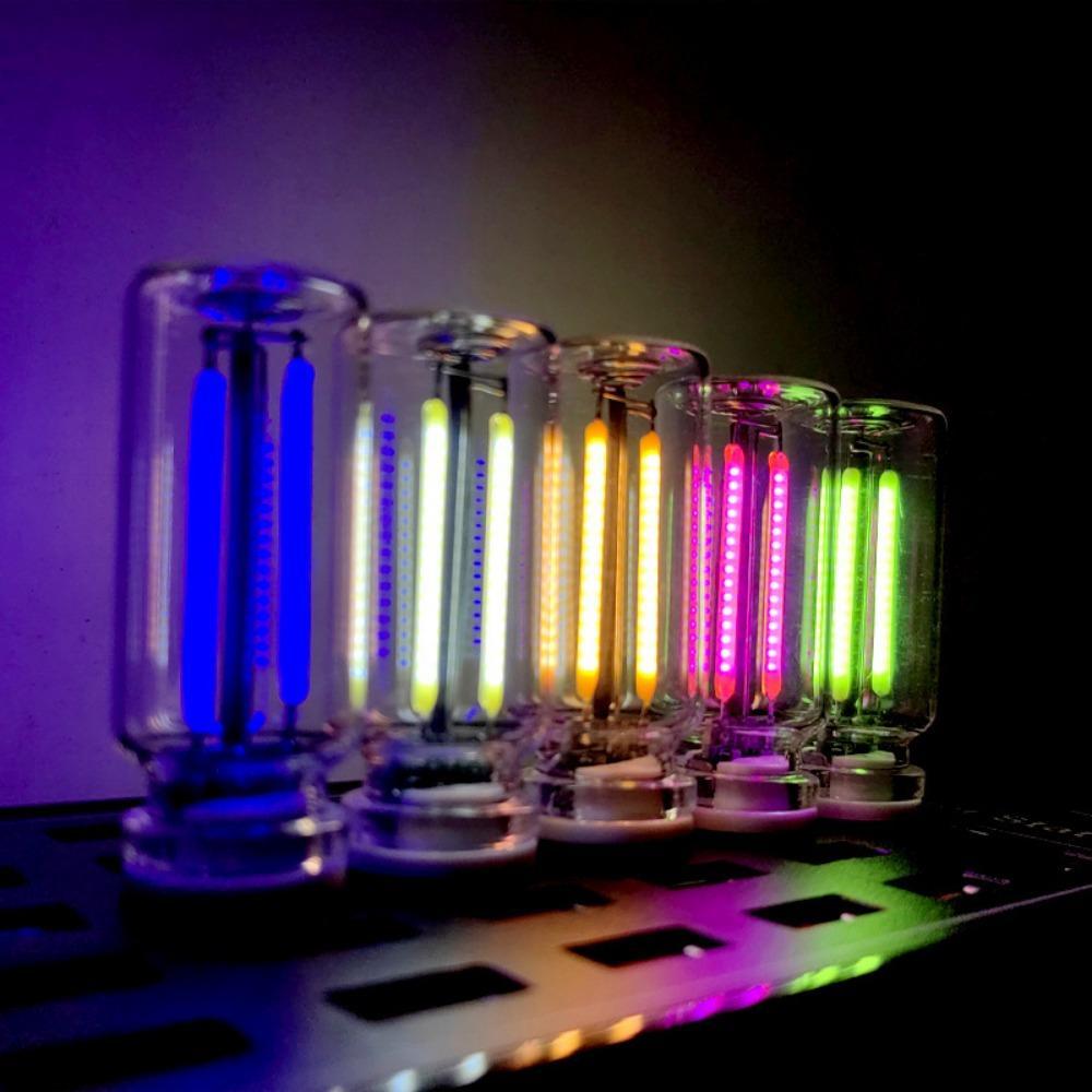 USB Touch Control Transparent LED Night Light, Car Atmosphere Lamp, Edison Bulb, Incandescent LED Filament Bulb, DIY Car Decoration, Adjustable Atmosphere Light