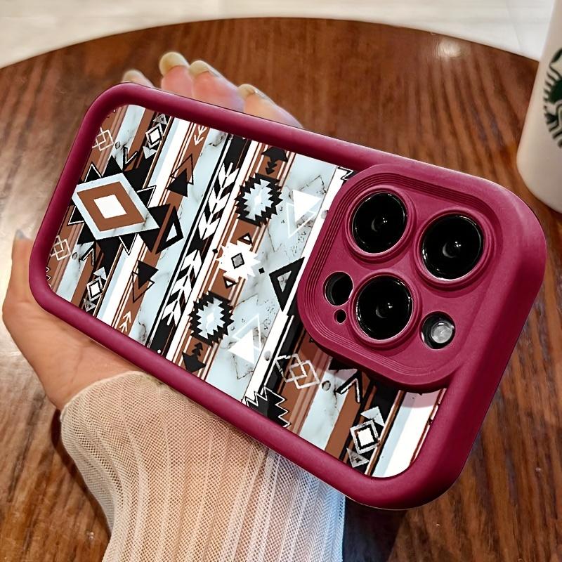 Trendy Full Protective Western Cowboy Culture Pattern Phone Case for IPhone 16 15 14 13 12 11 Pro Max Plus Luxury Shockproof Protection Back Cover