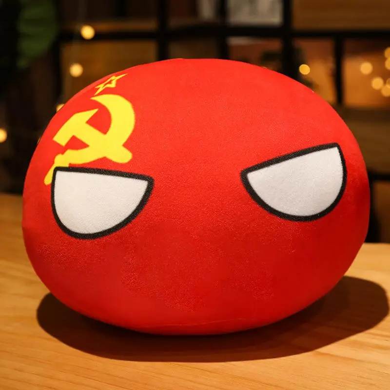 10-40cm Polandball Plush Toys Countryball USSR USA FRANCE RUSSIA UK JAPAN GERMANY CANANDA ITALY Doll Kawaii Pillow Cute Gift Boy