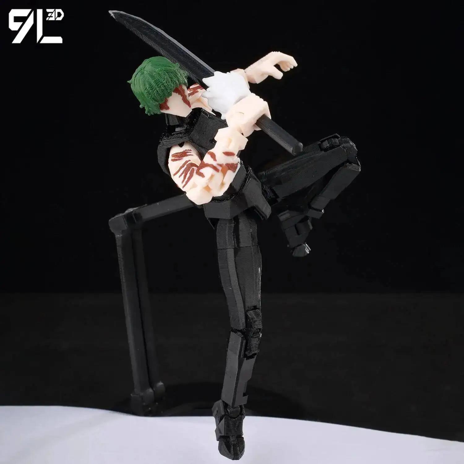 9L 3D Printed Anime Jujutsu Kaisen Sukuna Lucky13 Dummy 13 Movable Shapeshift T13 Action Figures Mannequin Toys for Collectors