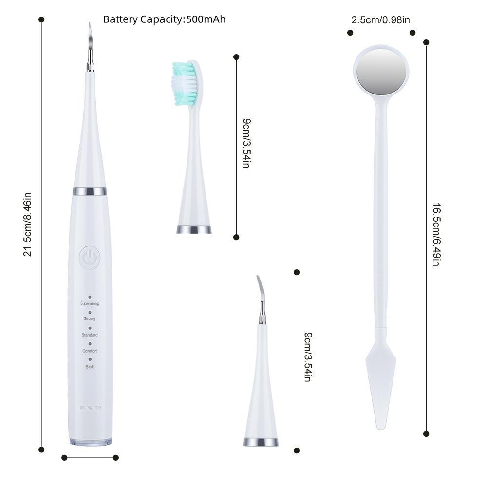 6 in 1 Electric Toothbrush, 1 Box Rechargeable Toothbrush & Accessories, Oral Irrigator, Teeth Cleaner, Personal Oral Care Appliance for Adults