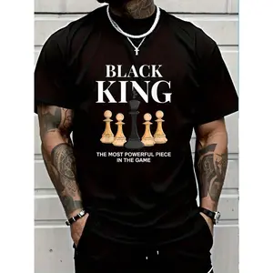Black King The Most Powerful Piece In The Game Chess T-Shirt