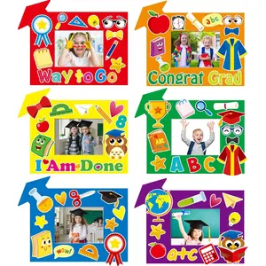 30 Packs Craft Kits Congrats Grad DIY Picture Frame Craft Art 2026 Party Favor Decorations for 15+fidget toys