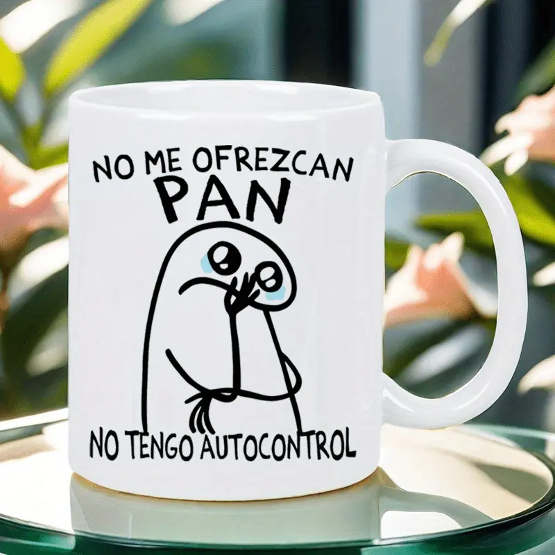 11oz Ceramic Coffee Mug Slogan Do Not Offer Me Bread Coffee Lover Gift