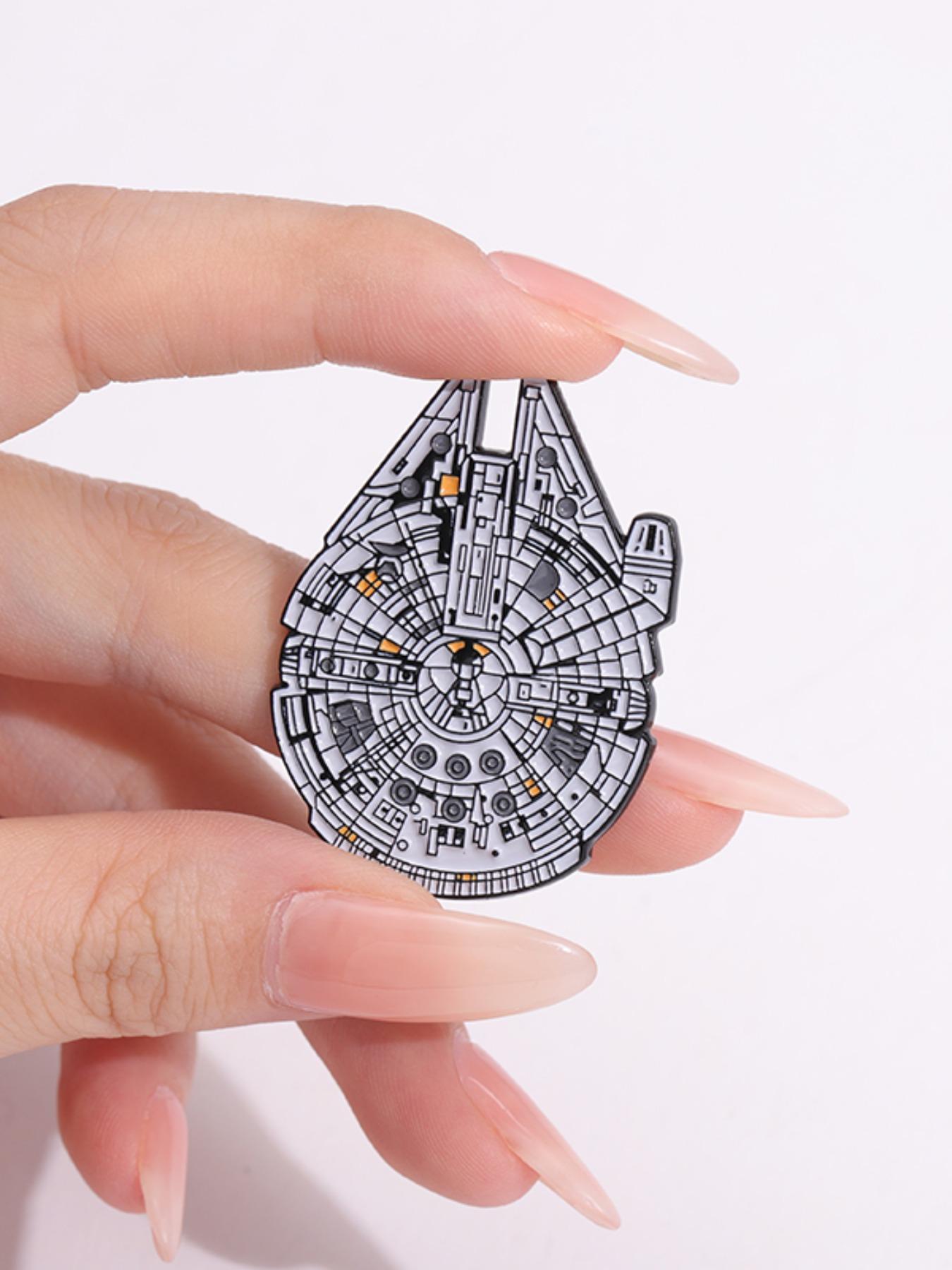 Cartoon Dirigible Design Brooch, Cute Cartoon Design Brooch, Fashion Accessories for Women & Men, Trendy All-match & Exquisite Brooch for Birthday Gift, Flower Brooch, Alloy Brooch Pin, Lapel Brooch, Jewellery