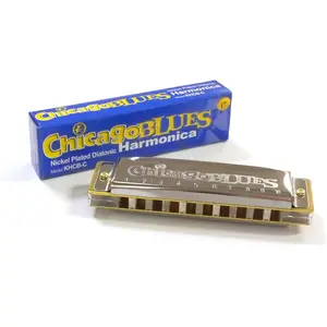 Harmonica Key of C, 10 Holes 20 , Diatonic Chicago Blues Harmonica for Adults, Beginners, Professionals