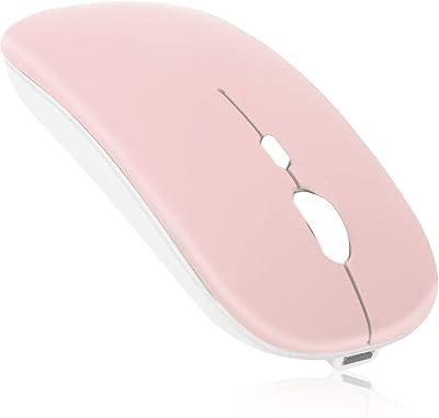 Bluetooth Mouse for MacBook/Laptop/Notebook/pc/iPad/Chromebook, Wireless Mouse forMacBook air/Pro (White)