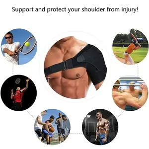 New sports shoulder pads are breathable and pressurized, adjustable shoulder pads, anti-strain and dislocation, single shoulder straps, and protective gear.