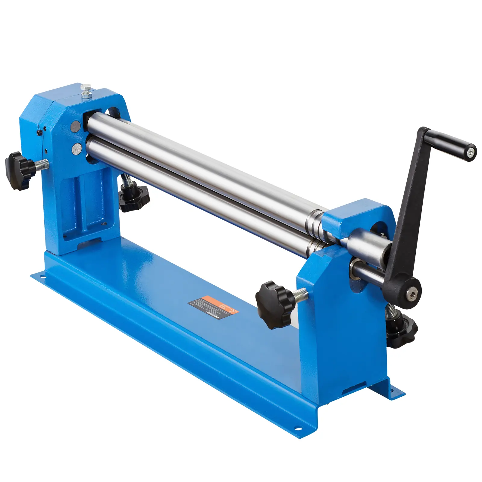 Slip Roll Machine, 24 inches Forming Width in 16 Gauge Capacity, Sheet Metal Slip Roller Rolling Bending Machine, with 2 Detachable Rollers for Low Carbon Steel Copper Sheet Aluminum Alloy Sheet