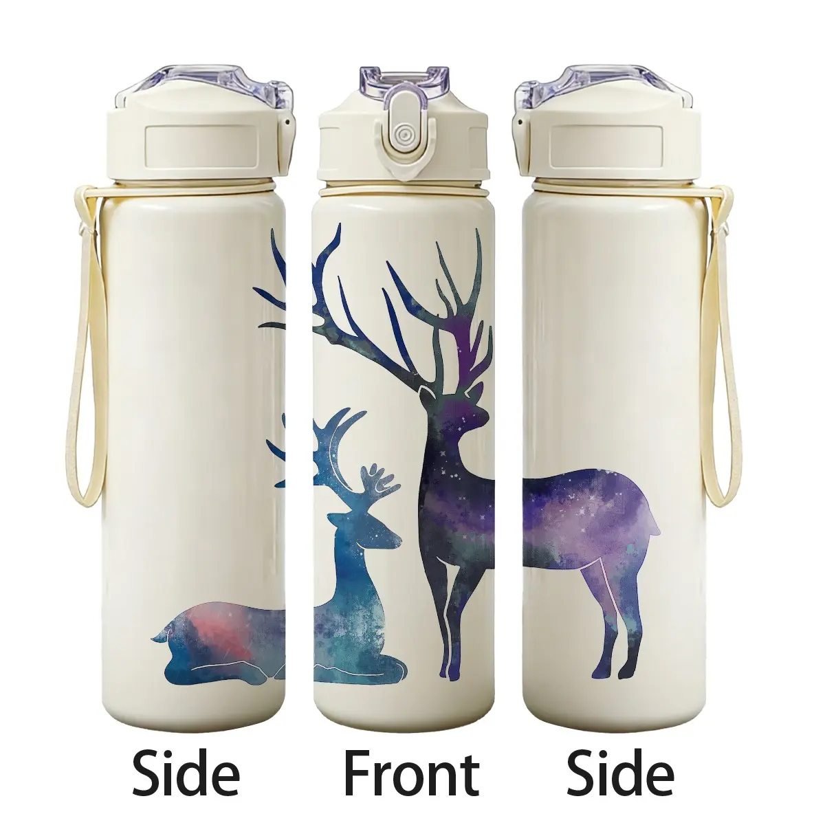 Reusable Sports Water Bottle, 25oz Durable Plastic, Lockable Lid, Straw Dual Use, Lightweight, Ideal for School, Fitness, Commute, Gift, Hydration Bottle