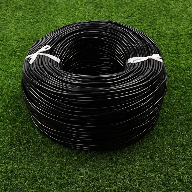 1 package of 50-200ft 1/4 inch drip irrigation pipe blank distribution pipe drip irrigation hose garden watering pipeline, suitable for garden irrigation system.