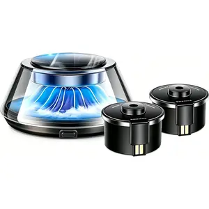 Kwak’s Smart Car Air Freshener Diffuser with Auto On/Off, 5 Color LED Light, 2 Refills – Long Lasting Car Perfume, Automatic Scent Diffuser for Dashboard, Automotive Air Fresheners for Car Decor