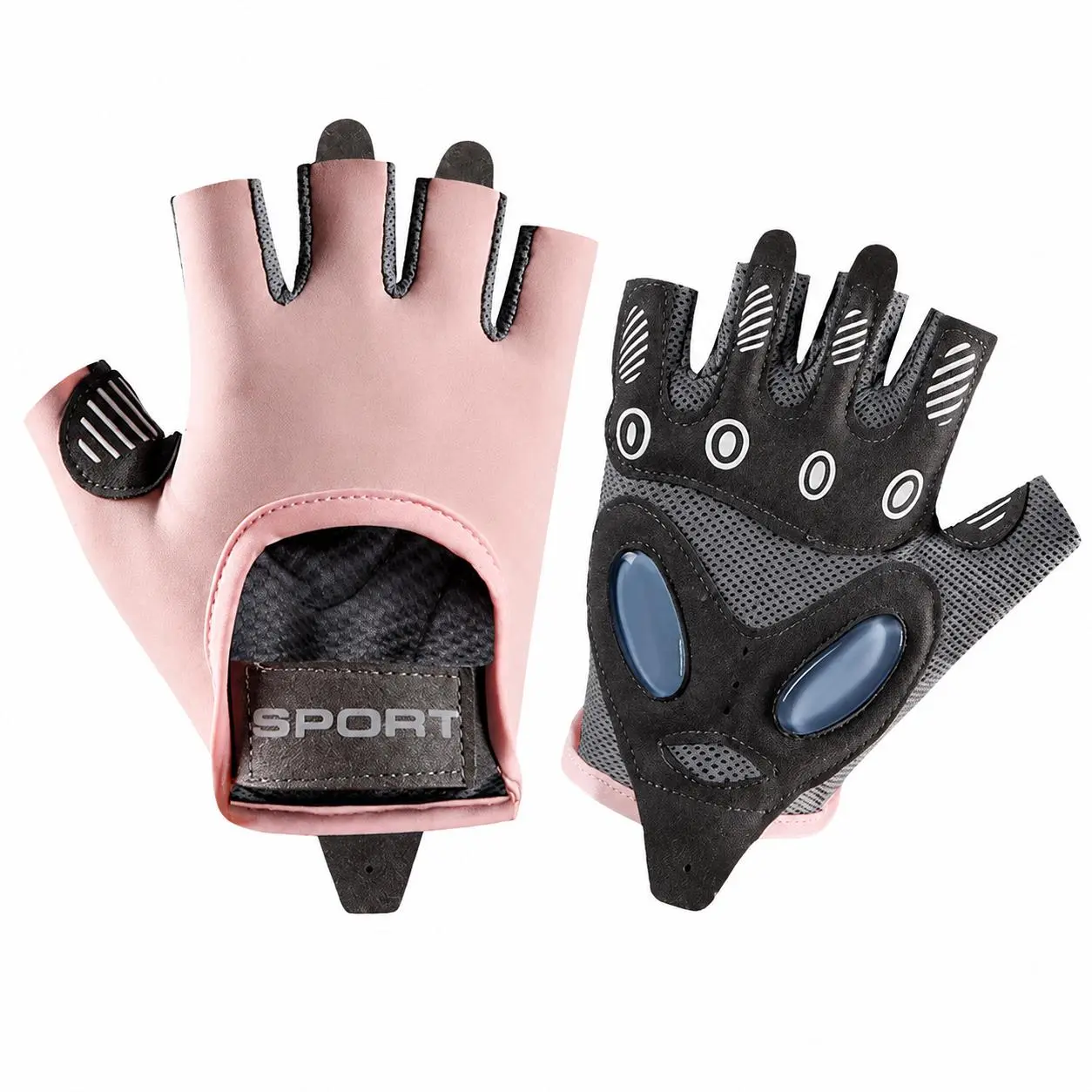 Premium Half-Finger Fitness Gloves for Men and Women — Breathable, Non-Slip, Abrasion-Resistant Training Gloves Ideal for Weightlifting, Cycling, CrossFit, and General Gym Workouts with Enhanced Grip and Comfortable Fit, Short Gloves
