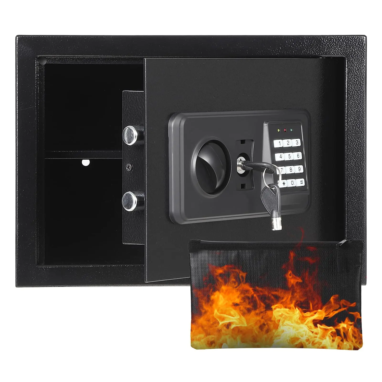 Home Safe Deposit Box Secure Storage for Cash, Jewelry & USD Documents Anti-Theft Piggy Bank & Home