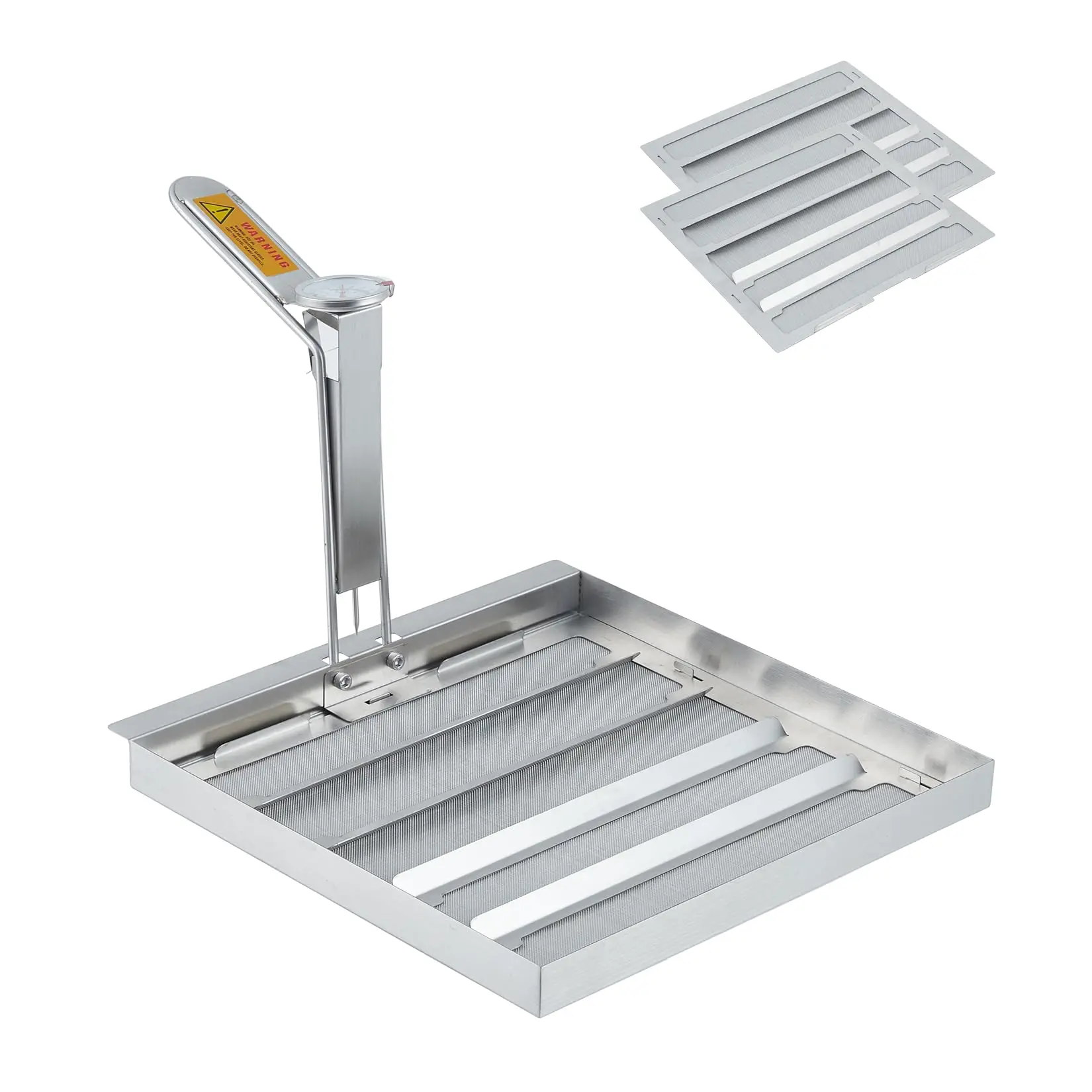🤯 Save $$$ on Oil! 13.75" Commercial Fryer Filter – Stainless Steel Mesh Skimmer Fryer Strainer for Restaurants & Home Kitchens, Capture Grease Debris