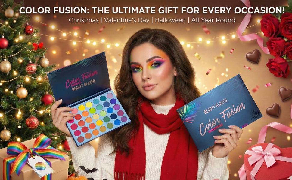 39 Color Rainbow Eyeshadow Palette - Professional Makeup Matte Metallic Shimmer Eye Shadow Palettes - Ultra Pigmented Powder Bright Vibrant Colors Shades Cosmetics Set