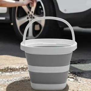 Foldable buckets, foldable water jugs, Collapsible bucket, portable plastic buckets, space-saving, portable outdoor car fishing buckets, household large-capacity dirty laundry baskets, multi-functional