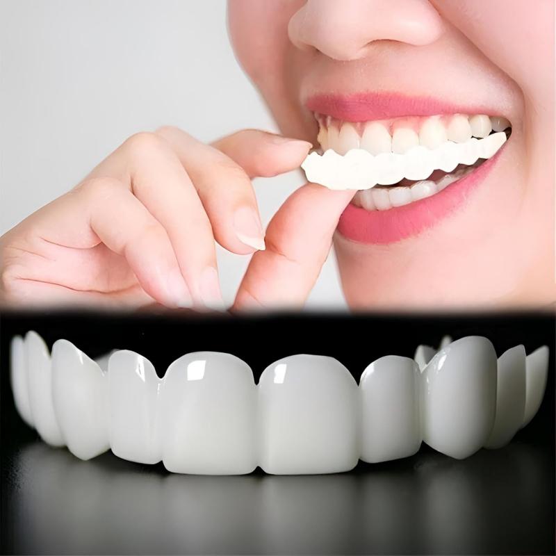 6 smile supports to restore a confident smile, suitable for adults, come with a round storage box and outer packaging.