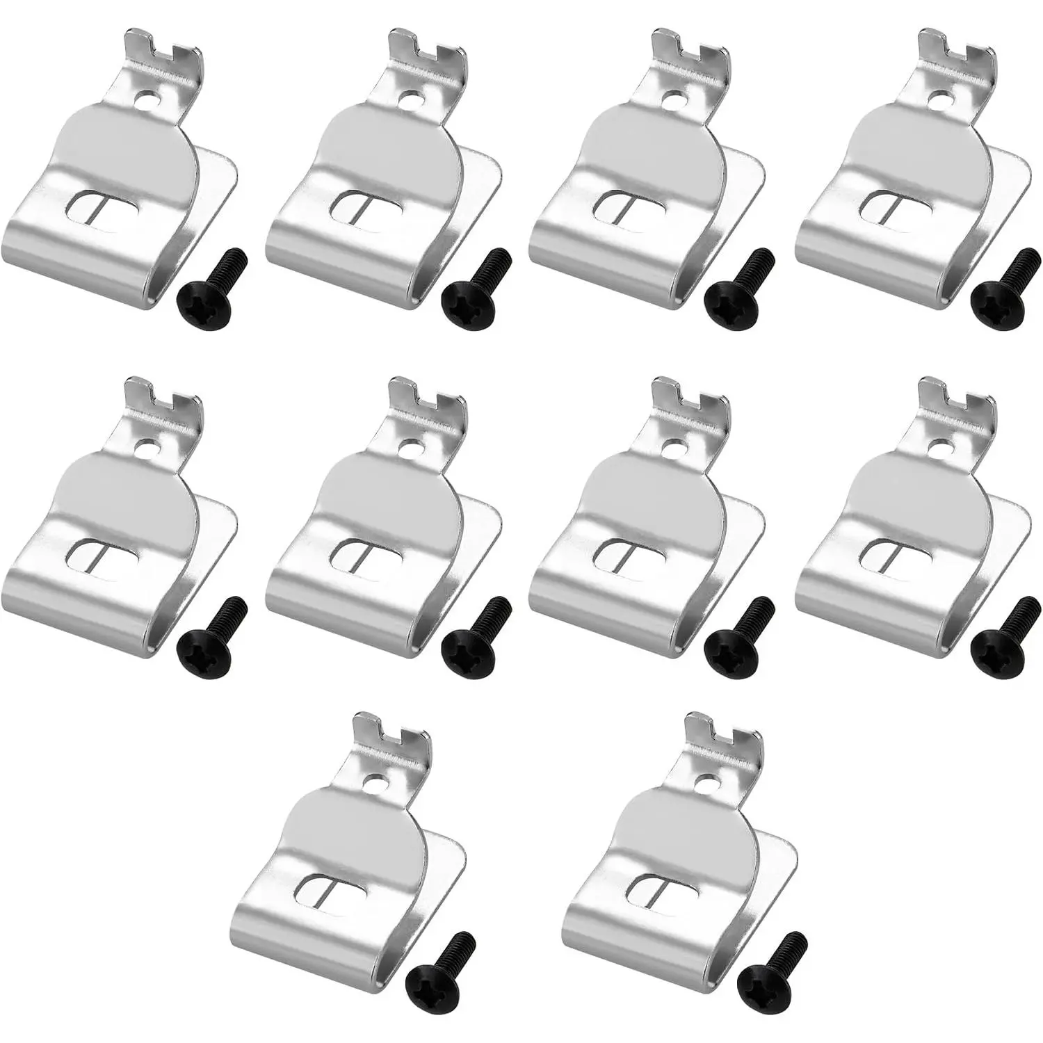 10 Packs Belt Clips for , 304 Stainless Steel Drill Belt Clip Hook with Screws for  N268241, Drill Tool Clips Fit for  20V Power Tools DCD980 DCD985 DCD980L2 DCD985L2 and